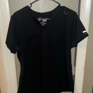Grey’s Anatomy medium Tucan scrub top. Black.